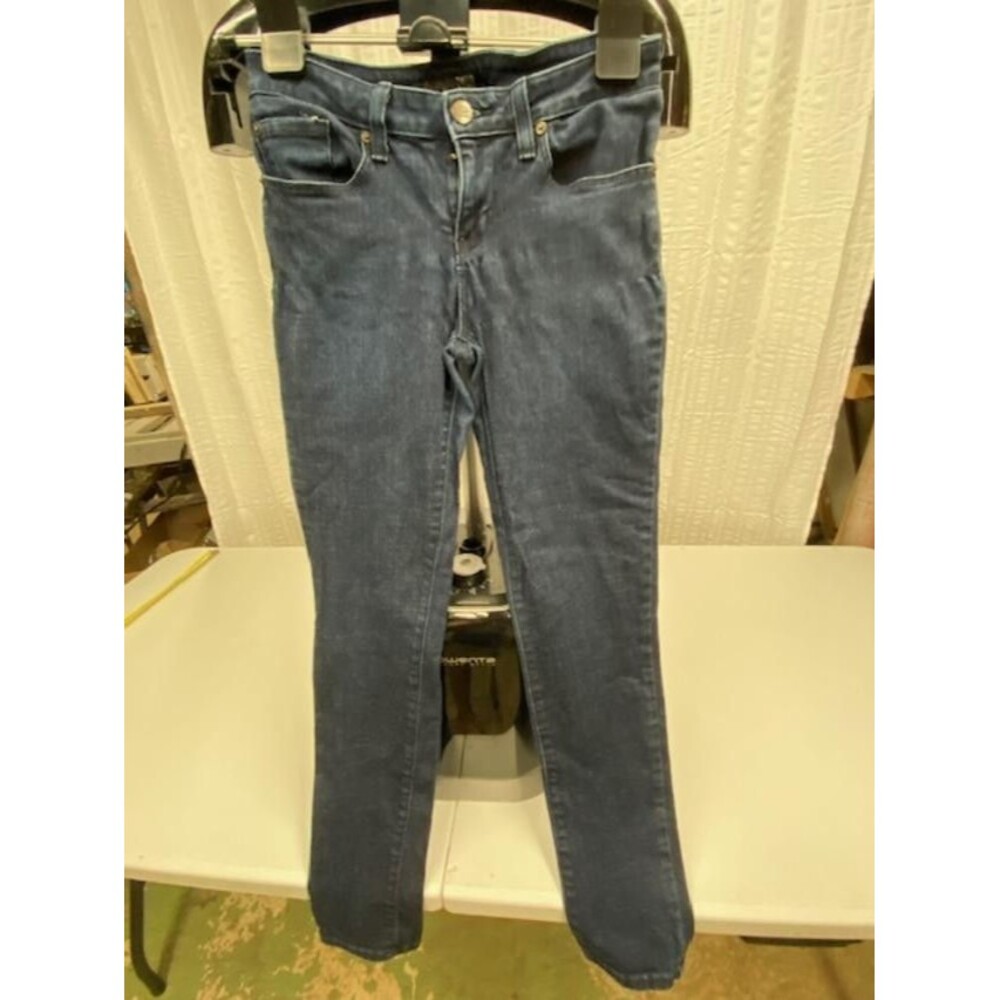 David Kahn Womens Skinny Jeans Dark Wash Stretch Denim Size 30x31